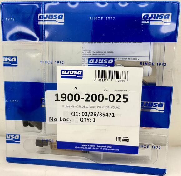 AJUSA 806291 Fitting Kit for Mazda/Peugeot/Volvo 1.6 TDCI/HDI